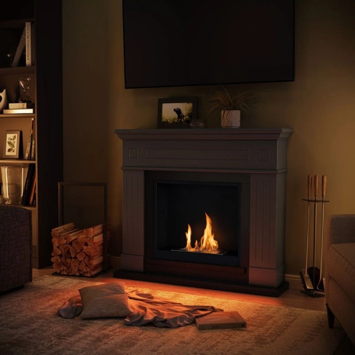 Semineu cu bioetanol TAGU LARSEN SOLID GREY FreeFlame Semineu cu bioetanol TAGU LARSEN SOLID GREY FreeFlame