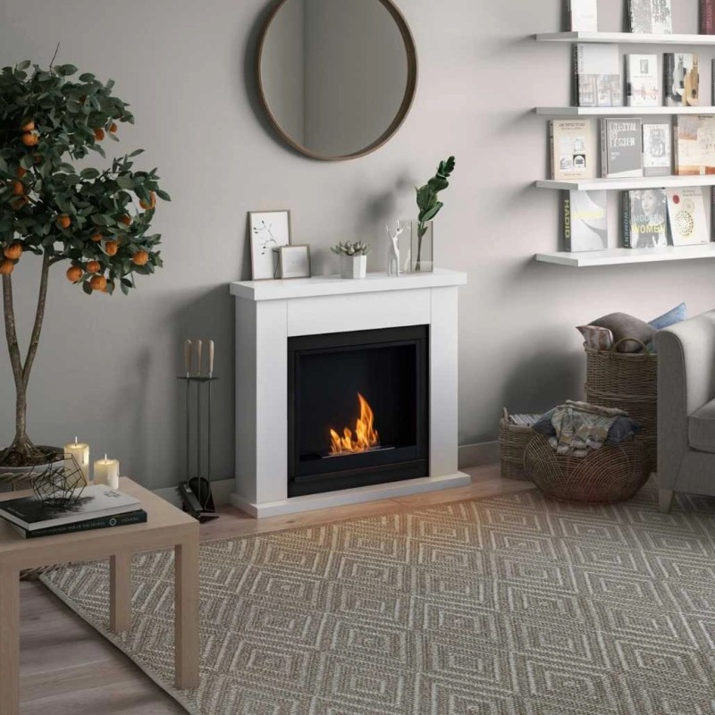 Semineu cu bioetanol TAGU FRODE PURE WHITE FreeFlame