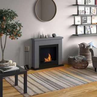 Semineu cu bioetanol TAGU FRODE SOLID GREY FreeFlame