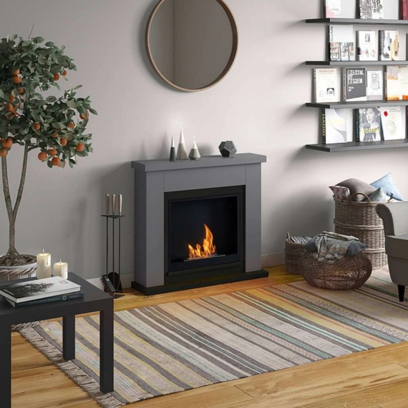 Semineu cu bioetanol TAGU FRODE SOLID GREY FreeFlame