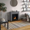 Semineu cu bioetanol TAGU FRODE SOLID GREY FreeFlame - Gri