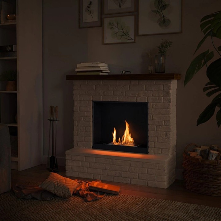 Semineu cu bioetanol TAGU ROLF BRICK WHITE FreeFlame Semineu cu bioetanol TAGU ROLF BRICK WHITE FreeFlame
