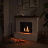 Semineu cu bioetanol TAGU ROLF BRICK WHITE FreeFlame - Alb