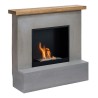 Semineu cu bioetanol TAGU ROLF CONCRETE GREY FreeFlame - Gri