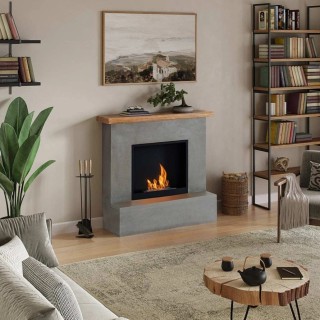 Semineu cu bioetanol TAGU ROLF CONCRETE GREY FreeFlame Semineu cu bioetanol TAGU ROLF CONCRETE GREY FreeFlame