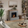 Semineu cu bioetanol TAGU ROLF CONCRETE GREY FreeFlame - Gri