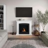 Semineu cu bioetanol TAGU HELMI PURE WHITE FreeFlame - Alb