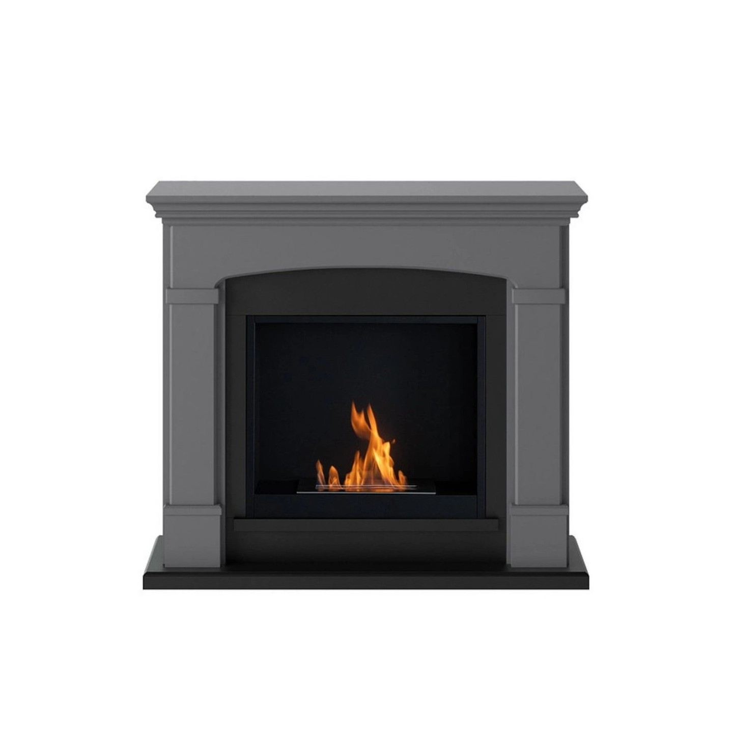 Semineu cu bioetanol TAGU HELMI SOLID GREY FreeFlame