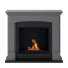 Semineu cu bioetanol TAGU HELMI SOLID GREY FreeFlame - Gri