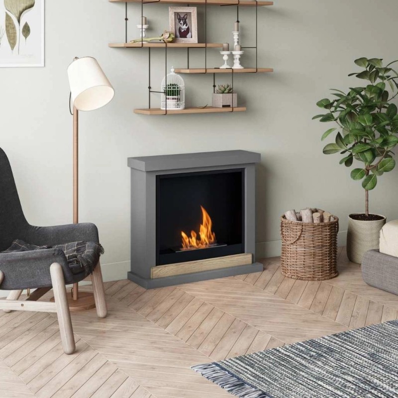 Semineu cu bioetanol TAGU HAGEN SOLID GREY FreeFlame