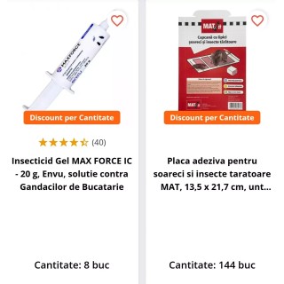 SMART-MIX 187 - 8 buc MAX FORCE GeI IC 20 g + 144 Placi adezive MAT