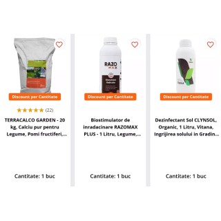 Pachet SMART-MIX 84 - Terracalco Garden + ClynSol + Razomax