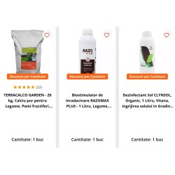 Pachet SMART-MIX 84 - TERRACALCO GARDEN 20 Kg + CLYNSOL 1 L + RAZOMAX 1 L, pregatirea solului si stimularea inradacinarii