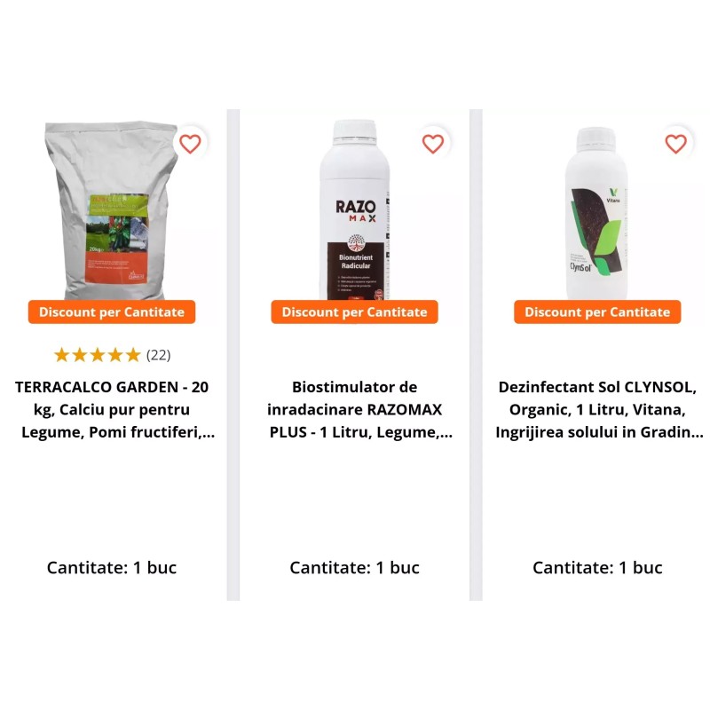 Pachet SMART-MIX 84 - Terracalco Garden + ClynSol + Razomax