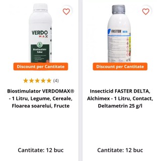 Pachet SMART-MIX 144 - FASTER DELTA 12 L + VERDOMAX 12 L