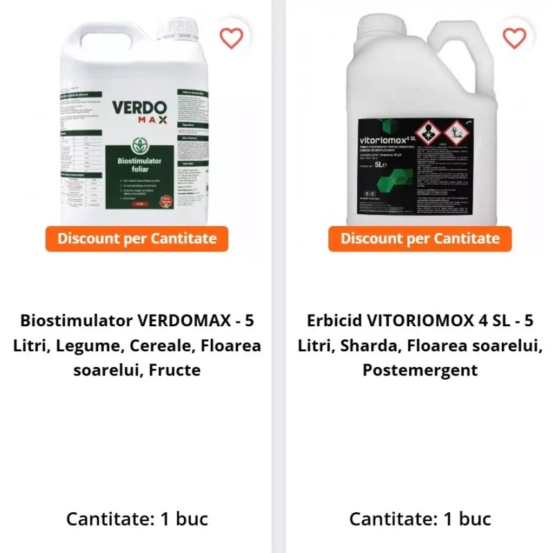 Pachet SMART-MIX 103: VITORIOMOX 4 SL 5 L + VERDOMAX 5 L
