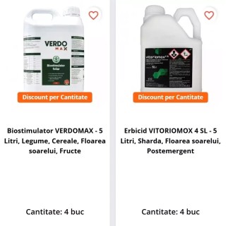 Pachet SMART-MIX 104: VITORIOMOX 4 SL 20 L + VERDOMAX 20 L