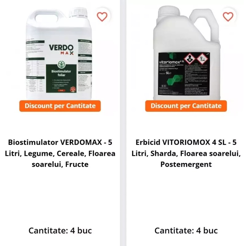 Pachet SMART-MIX 104: VITORIOMOX 4 SL 20 L + VERDOMAX 20 L