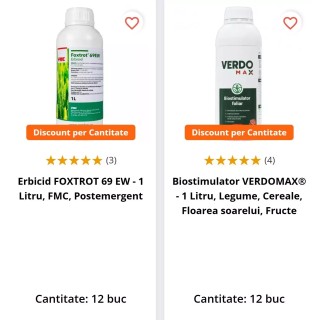 Pachet SMART-MIX 122 - FOXTROT 69 EW 12 L + VERDOMAX 12 L