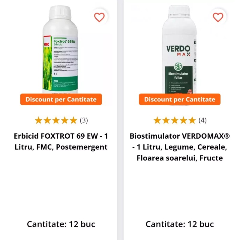 Pachet SMART-MIX 122 - FOXTROT 69 EW 12 L + VERDOMAX 12 L