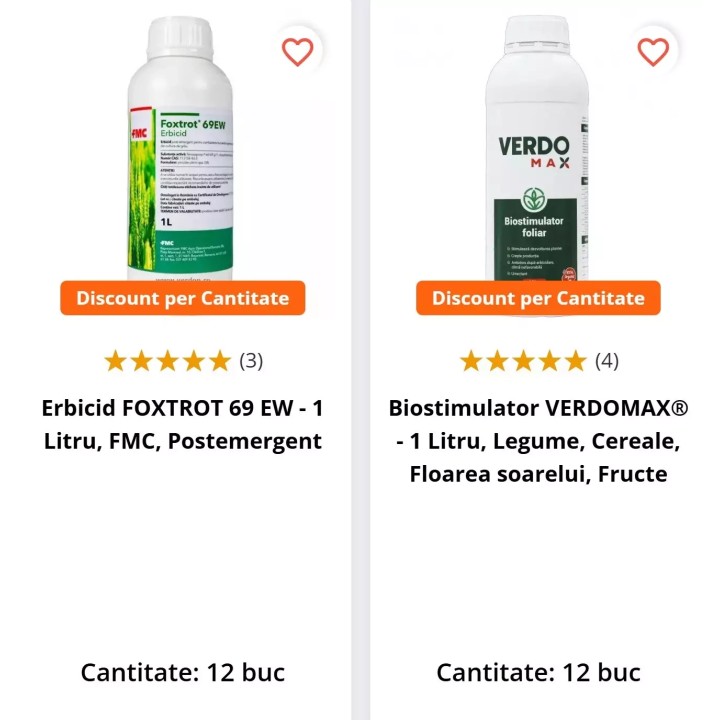 Pachet SMART-MIX 122 - FOXTROT 69 EW 12 L + VERDOMAX 12 L