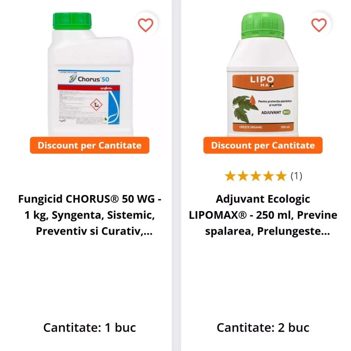 SMART-MIX 151: CHORUS® 50 WG 1 kg + Adjuvant LIPOMAX® 500 ml