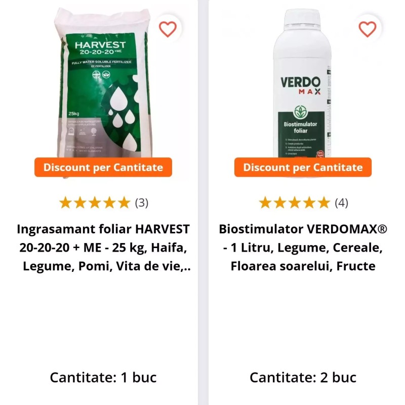 SMART-MIX 159: HARVEST 20-20-20 si Me 25 kg + VERDOMAX® 2 L