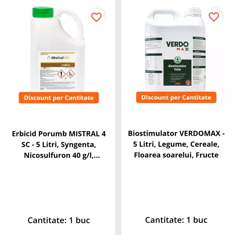 Pachet SMART-MIX 141 - MISTRAL 4 SC 5 L + VERDOMAX 5 L