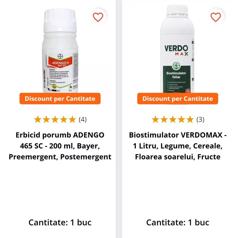 Pachet avantajos ADENGO 200 ml + Biostimulator VERDOMAX 1 Litru