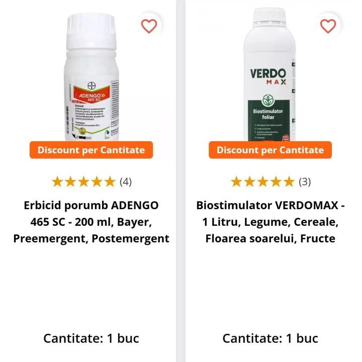 Pachet avantajos ADENGO 200 ml + Biostimulator VERDOMAX 1 Litru