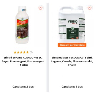 SMART-MIX 201 - Erbicid ADENGO 2 Litri + Biostimulator VERDOMAX 5 Litri