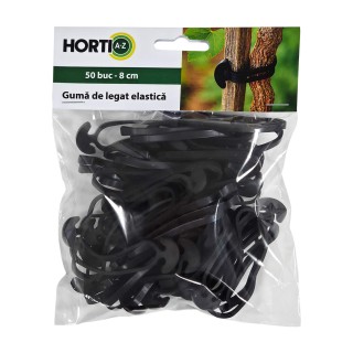Guma de legat elastica 8 cm - 50 buc, HORTI A-Z