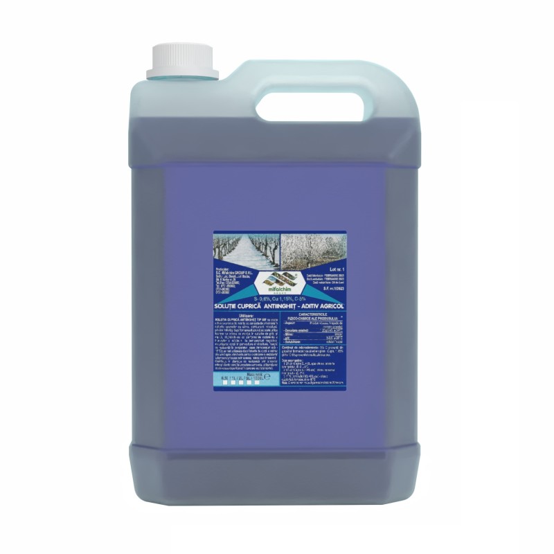 Solutie Cuprica Anti-inghet Tip MIF 5 Litri – Protectie plante pana la -8°C pentru pomi si vita de vie