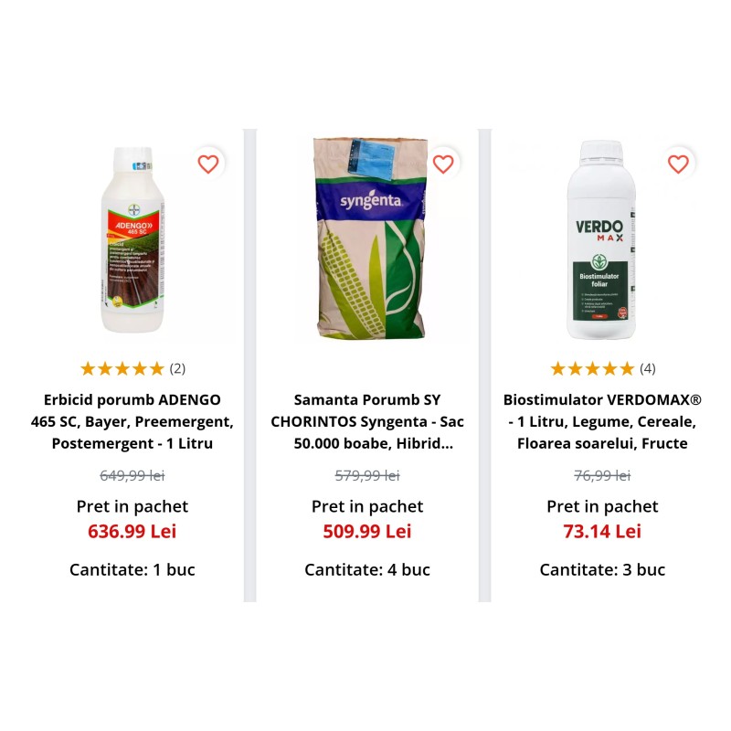 Pachet SMART-MIX 223 Porumb 2.5 Ha – Chorintos, Adengo, Verdomax