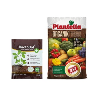 SMART-MIX 226 – BACTOSOL (35 ml) + Ingrasamant ORGANIK PLANTELLA (20 kg)