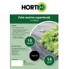 Folie mulcire HORTI A-Z, Neagra, Neperforata, 15 microni - rola 1 x 100 m