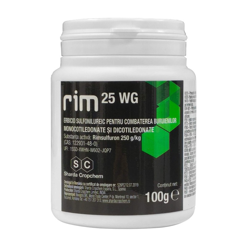 Erbicid RIM 25 WG - 100 g, Sharda, Porumb, Cartof