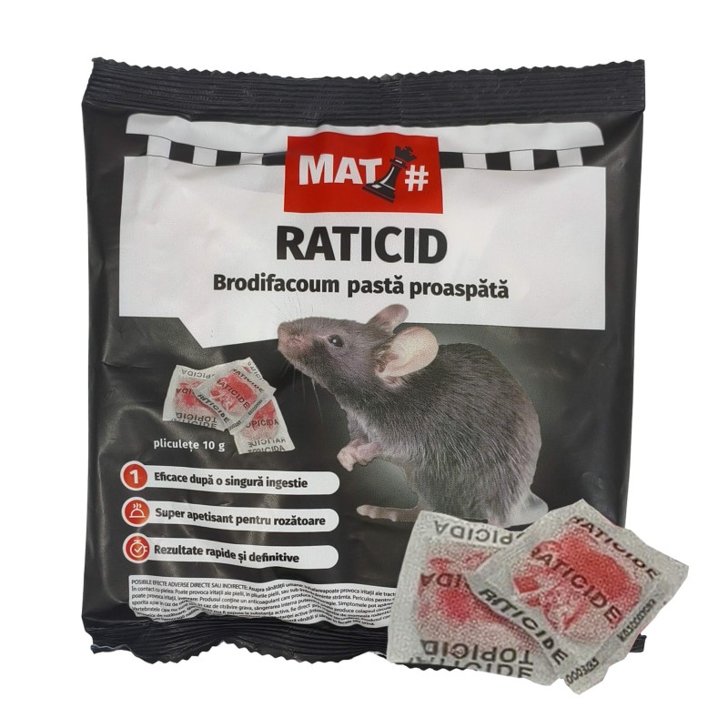 Raticid BRODIFACOUM PASTA PROASPATA - 150 g, MAT