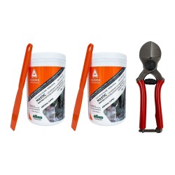 Pachet SMART-MIX 225 – Mastic ARBOKOL Cupru (2 kg) + Foarfeca profesionala pomi DUE CIGNI 2C 380/20 – cu doua taisuri