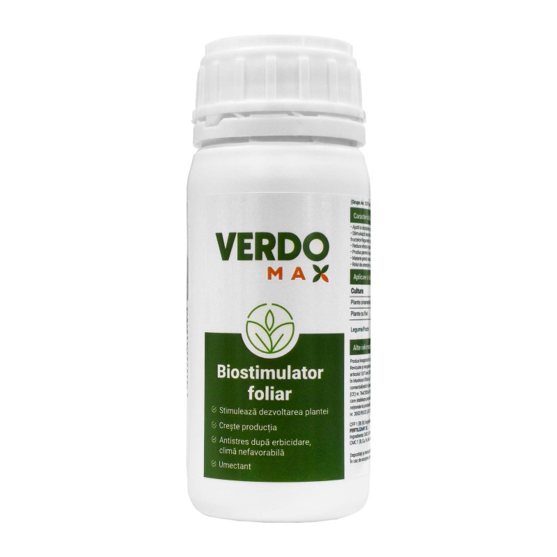 Biostimulator VERDOMAX - 100 ml, Legume, Fructe, 50 l apa