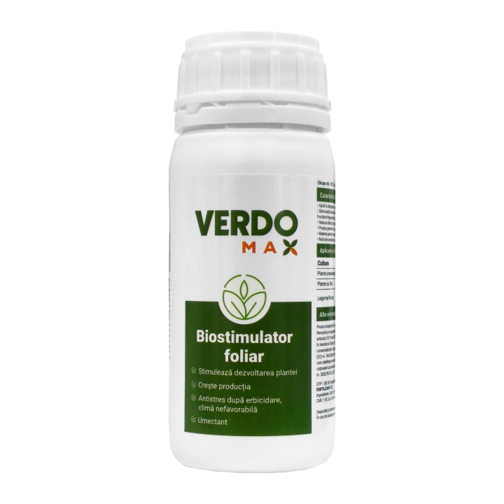 Biostimulator VERDOMAX - 100 ml, Legume, Fructe, 50 l apa