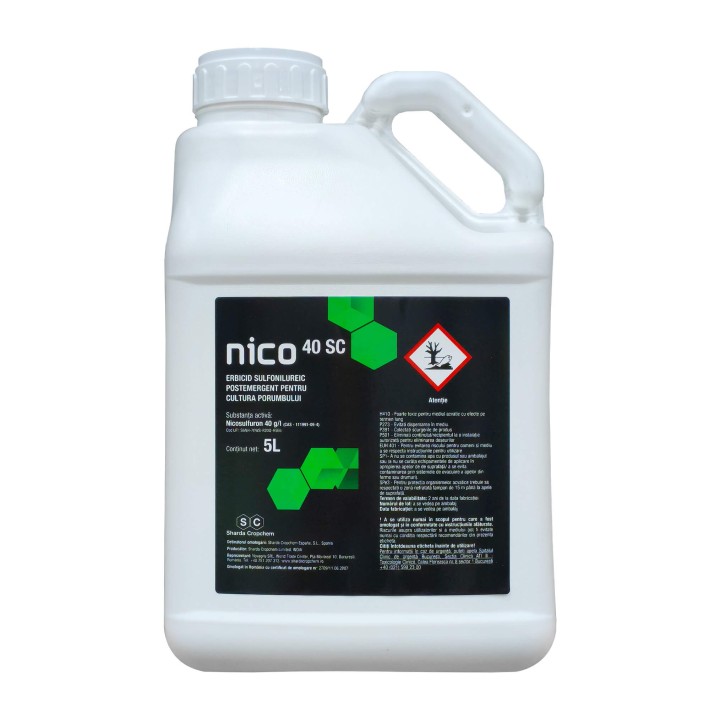 Erbicid porumb NICO 40 SC - 5 Litri, Sharda, Porumb