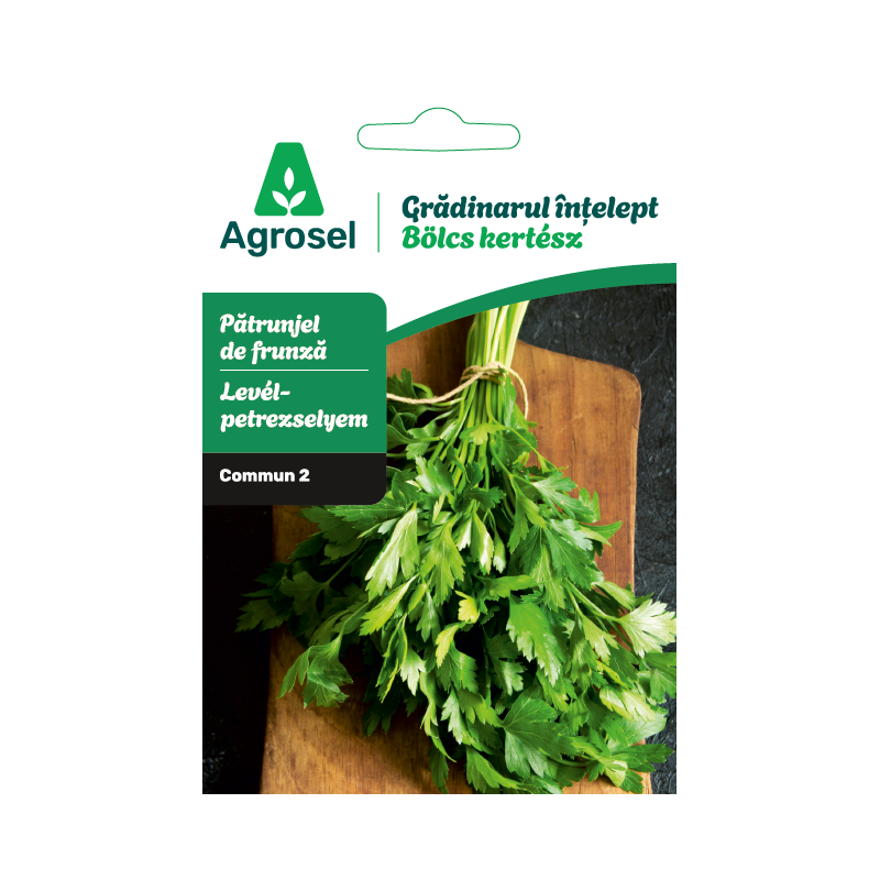 Seminte Patrunjel frunze COMMUN 2/PLAIN LEAVED 2, Agrosel - 3,5 g