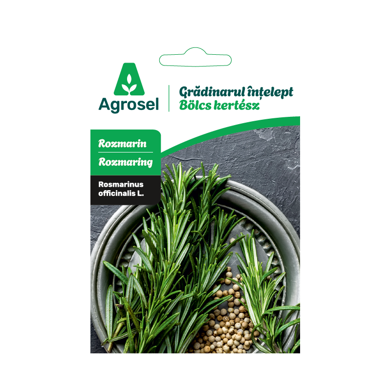 Seminte Rozmarin, Agrosel, Gradinarul intelept - 0,1 g