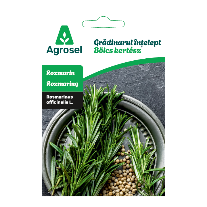 Seminte Rozmarin, Agrosel, Gradinarul intelept - 0,1 g
