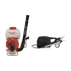 Pachet SMART-MIX 221 - Atomizor profesional CIFARELLI M1200 + Foarfeca electrica cu acumulatori VOLPI KV600