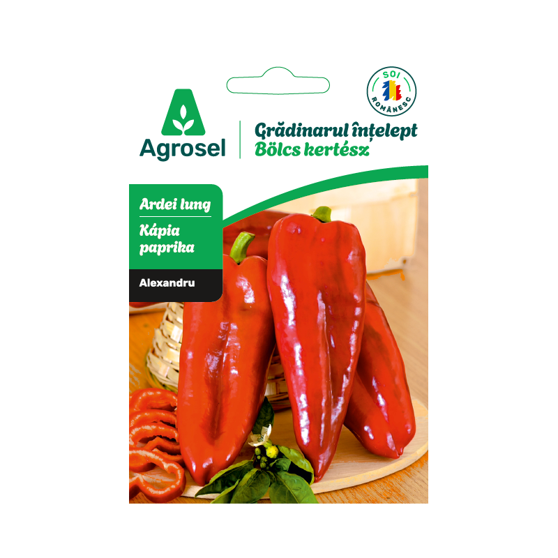 Seminte Ardei lung ALEXANDRU, Agrosel - cca 45 seminte