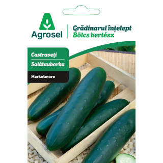 Seminte Castraveti MARKETMORE, Agrosel, Gradinarul intelept - 1,4 g