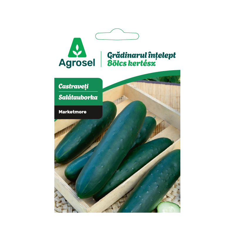 Seminte Castraveti MARKETMORE, Agrosel, Gradinarul intelept - 1,4 g