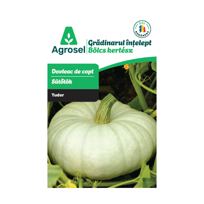 Seminte Dovleac de copt TUDOR, Agrosel, Gradinarul intelept - 3 g